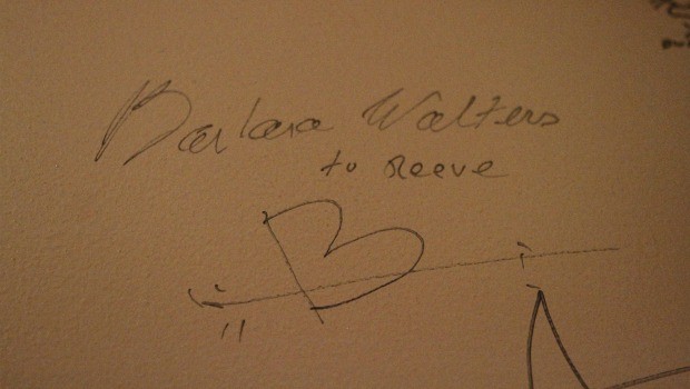 From Barbara Walters, with love.